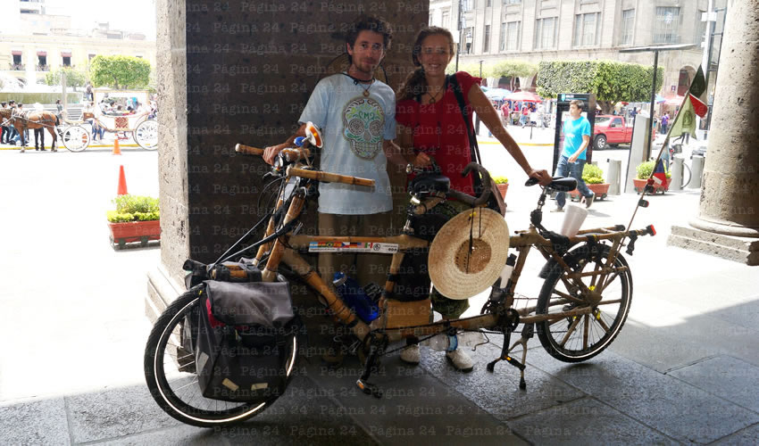 El viaje de los itinerantes esposos amantes de la bicicleta inició en el Viejo Continente, donde estuvieron desde España hasta la república Checa; después fueron a Alemania y volaron hasta San Francisco, California, para iniciar el descenso por el continente americano/Foto: Francisco Tapia