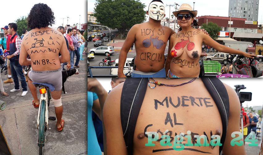 Con rodada al desnudo, los participantes esperan en verdad presionar a las autoridades para que implementen proyectos bien planeados o iniciativas llevadas a la práctica para erradicar los accidentes de ciclistas y fomentar una mejor educación vial