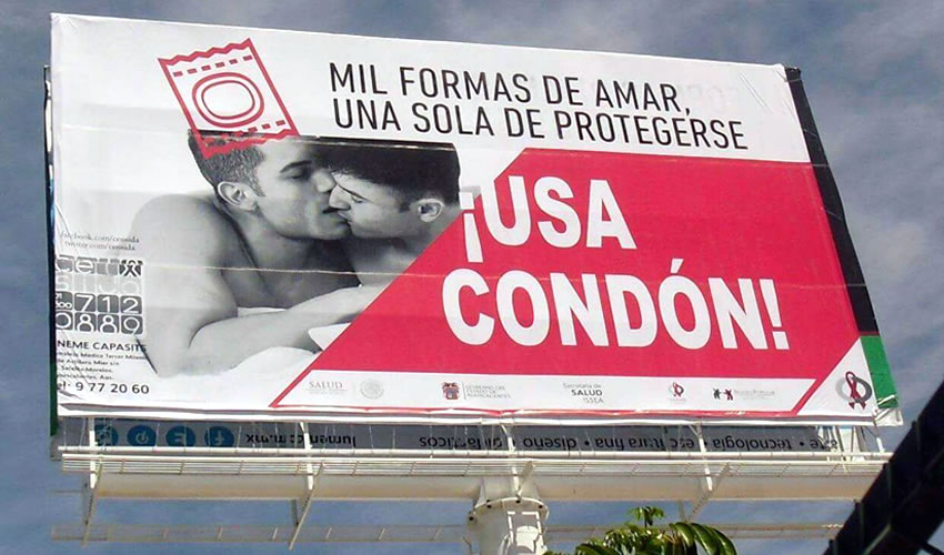El espectacular que fue retirado (Foto: Tomada de Facebook)