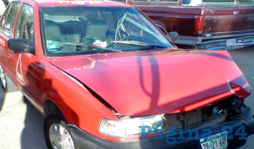 El taxi fue encontrado colisionado, horas después