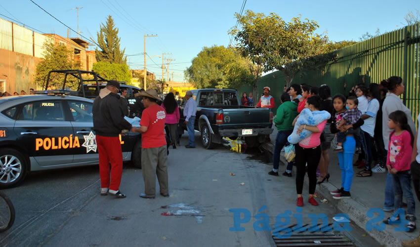El accidente ocurrió sobre la calle El Gigante, en la colonia Luis Ortega Douglas