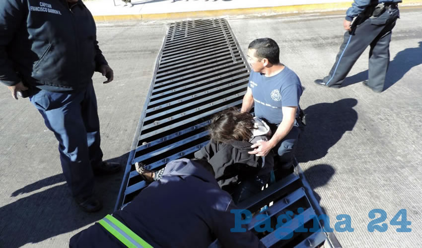 La niña fue rescatada con el equipo de “las quijadas de la vida”