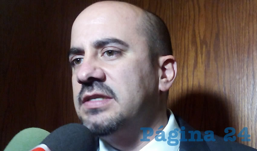 “Vamos a meter toda nuestra voluntad para que esta misma semana el Congreso de Jalisco tenga una respuesta uniforme, que escuche a toda las propuestas que se hagan y que podamos ser una parte de las acciones frente a la ciudadanía”, aseguró Ismael del Toro, diputado de MC/Foto: Francisco Tapia