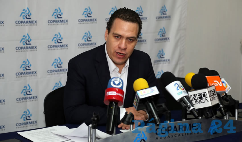 Francisco Ruiz López, presidente estatal de la Coparmex (Foto: Eddylberto Luévano Santillán)