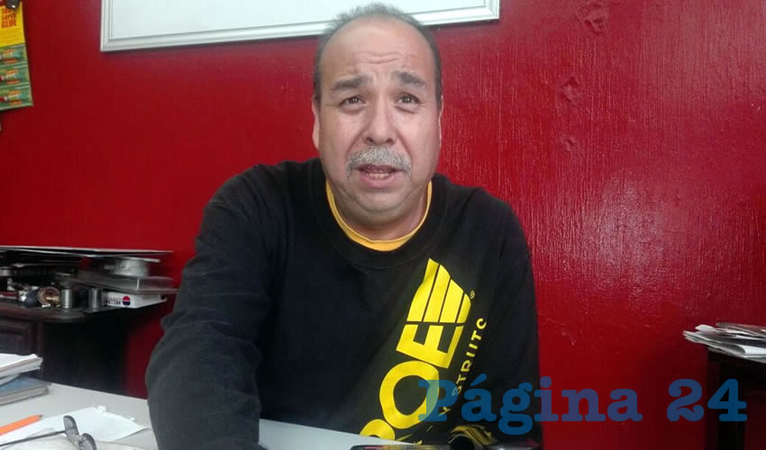 Jaime Aldrete aseguró que presentará denuncias penales contra los funcionarios que no cumplan con la ley de medio ambiente/Foto: Rafael Hernández Guízar