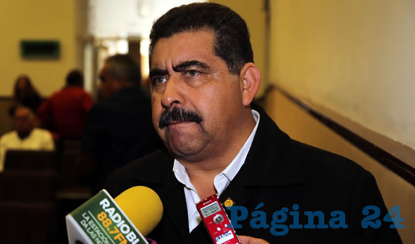 David Nájera Moreno, presidente de la Diputación Permanente (Foto: Eddylberto Luévano Santillán)