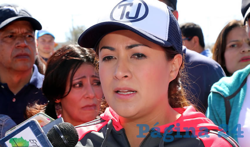 Teresa Jiménez Esquivel, presidenta municipal de Aguascalientes (Foto: Eddylberto Luévano Santillán)