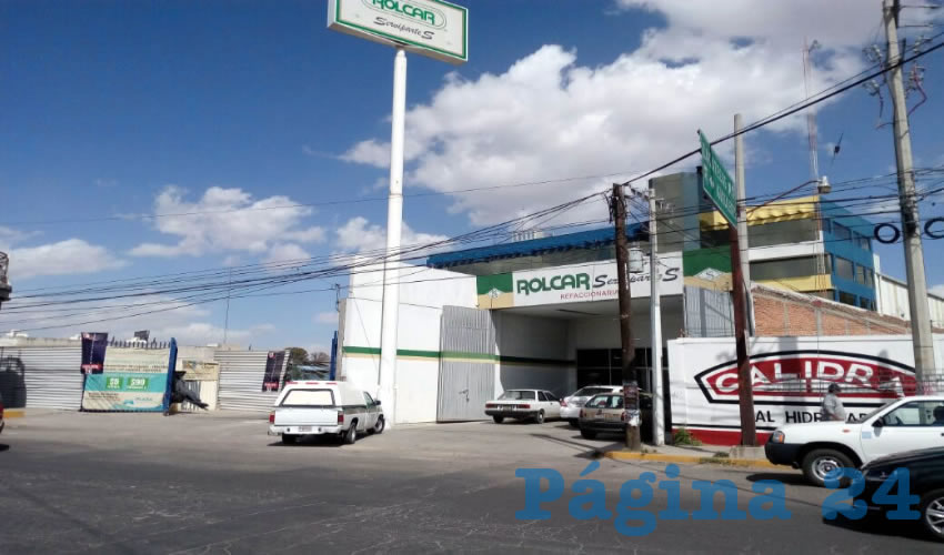 La sucursal de Rolcar del fraccionamiento Las Hadas fue “visitada” por un caco