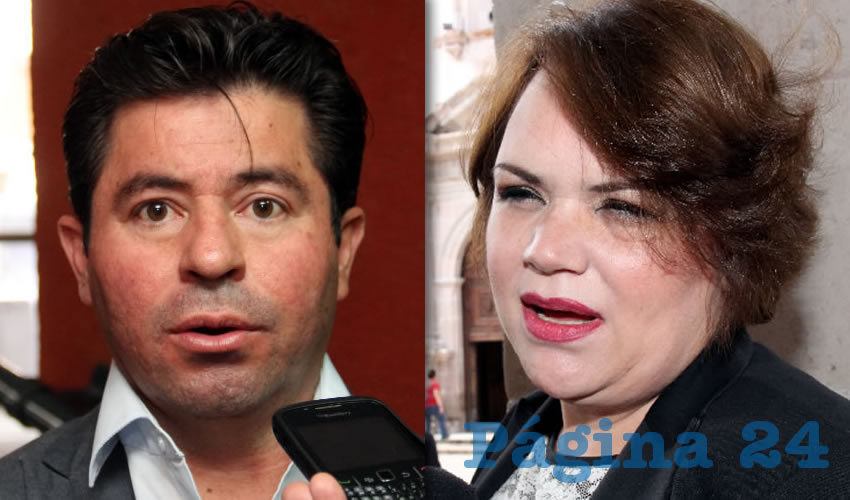 Jorge López Martín, diputado federal | Mónica Ledezma Gallegos, regidora