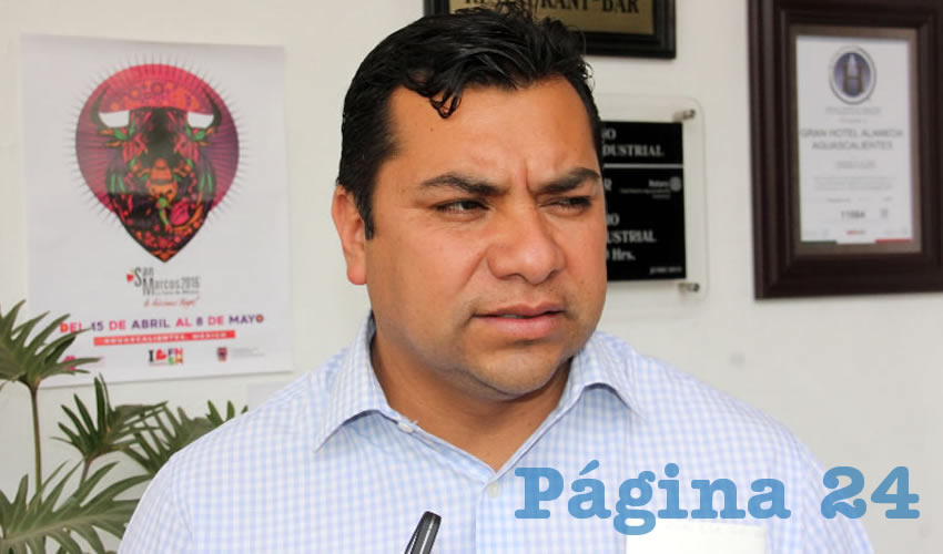 Normando López Meixueiro, secretario general de la FSTSE en Aguascalientes