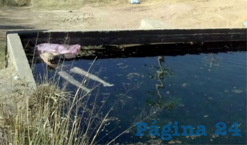 En este depósito de agua murió Rito García Cardiel