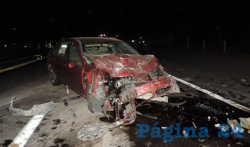 Los dos heridos tripulaban el automóvil Volkswagen Jetta