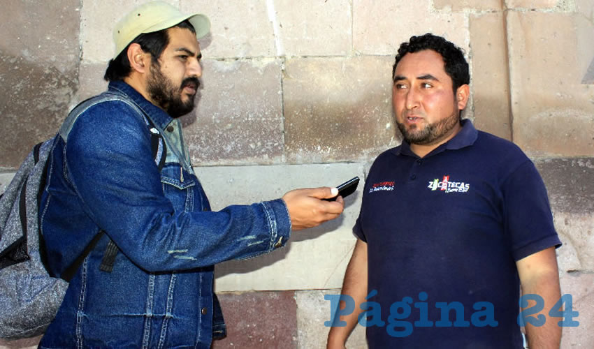 Gustavo García: La cantidad de turismo que viene a Zacatecas no se puede medir por la ocupación hotelera, como normalmente se hace, ya que mucho del turismo, viene únicamente de paso (Foto Rocío Castro Alvarado)