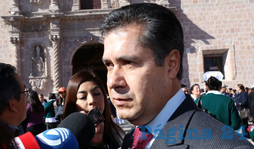 El titular de la Secretaría Estatal de Salud, René Anguiano Martínez