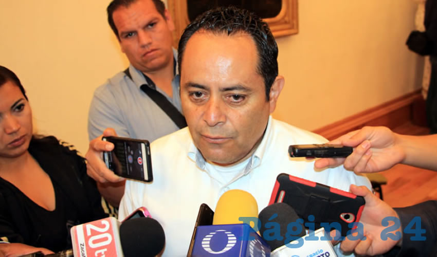 Antonio Caldera Alaniz, titular de la PC Estatal: “Se está trabajando en conjunto con la SSZ para emitir las recomendaciones necesarias a la ciudadanía” (Foto Rocío Castro)