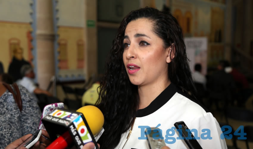 Paola Nadine Cortes Calzada, conferencista (Foto: Eddylberto Luévano Santillán)