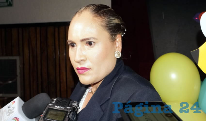 Rosa Guadalupe Bustos, coordinadora delegacional de Trabajo Social del IMSS: “Estos casos se detectaron a través de la estrategia educativa de ChiquitIMSS” (Foto Merarí Martínez)