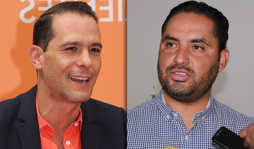 Oswaldo Rodríguez García, integrante de la Comisión Operativa del MC | Emanuelle Sánchez Nájera, presidente del PRD