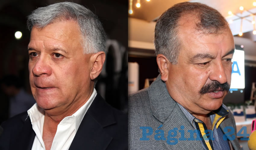José Ángel González Serna, presidente del PFNSM | Alejandro Alba Felguérez, expresidente del PFNSM