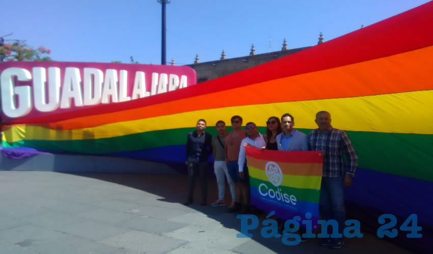 Los activistas se manifestaron el marco del Día Nacional de la Lucha contra la Homofobia, que se conmemora hoy/Foto: Elizabeth Ríos