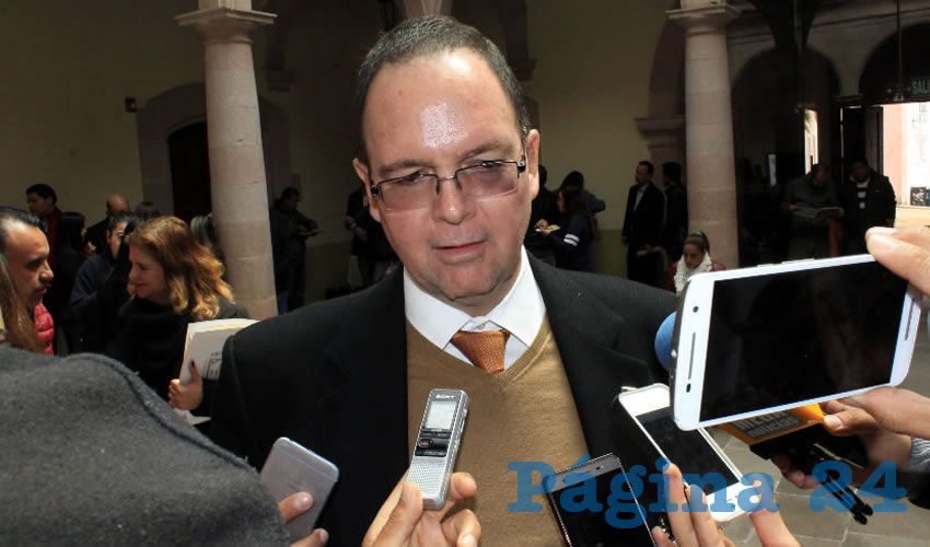 Carlos Bárcena Pous, secretario de economía en Zacatecas (Foto: Rocío Castro Alvarado)