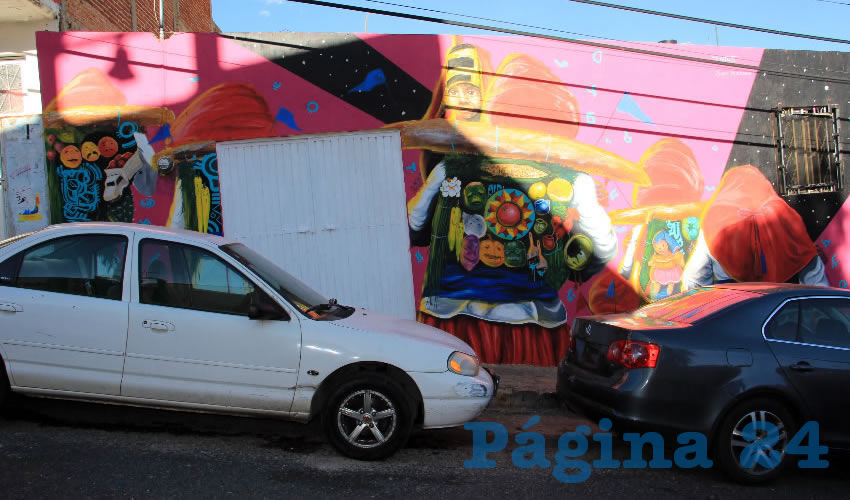 El mural fue realizado por Dagos como introducción a las actividades que se desarrollarán del 28 de junio al 8 de julio en el presente año, dentro del evento denominado Ciudad Mural