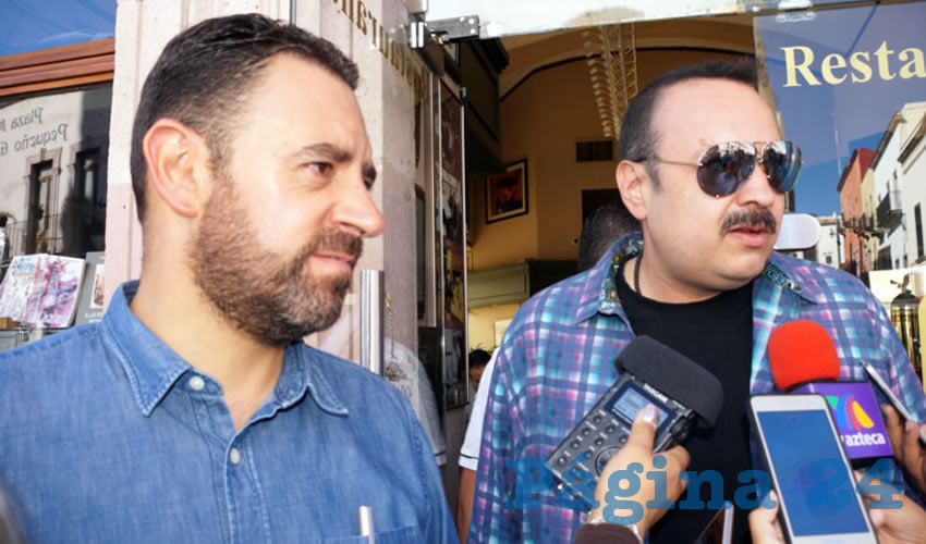 Se trabaja en conjunto con Pepe Aguilar y Alejandro Tello por Zacatecas (Foto Merari Martínez)
