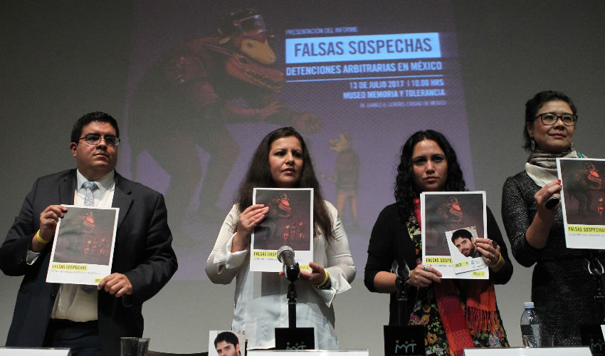 Ciudad de México.- Conferencia “Falsas sospechas: Detenciones arbitrarias” en el Museo Memoria y Tolerancia (Foto: Gabino Acevedo/ Cuartoscuro)