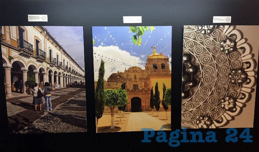 También se promocionan los pueblos mágicos de Sombrerete al mostrar su principal centro ceremonial religioso, el famoso acueducto de Nochistlán de Mejía, de Jeréz las arracadas jerezanas (Fotos Cristo González)