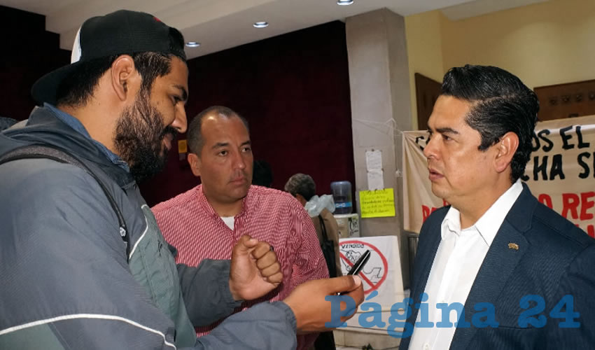 José Israel Palomo Chávez: Se trata de un programa de capacitación y coaching internacional, dividido en 120 horas de trabajo, y en dos etapas diversas de capacitación con las empresas (Foto Merari Martínez Castro)