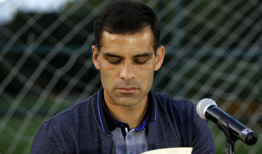 Guadalajara, Jalisco.- Rafael Márquez jugador del equipo del Atlas, dio a conocer un comunicado a los medios de comunicación (Foto: Cuartoscuro)
