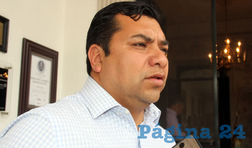 Normando López Meixueiro, secretario general de la FSTSE en Aguascalientes