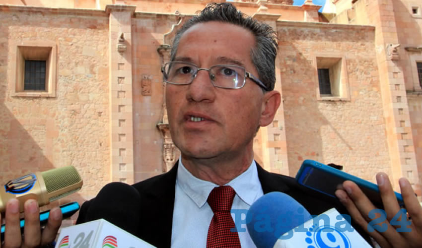 Marco Antonio Vargas Duarte, vocero en materia de seguridad de Gobierno del Estado (Foto: Rocío Castro Alvarado)