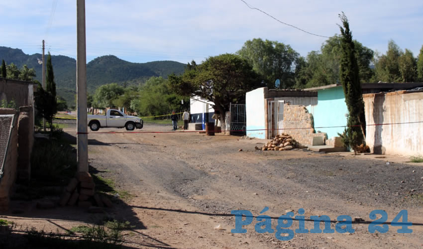 Policía ministerial en la zona del hallazgo