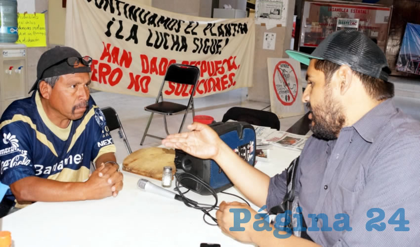 Martín Pueblo: Es necesario exigir trabajo del gobierno para frenar la inseguridad (Foto Merari Martínez Castro)