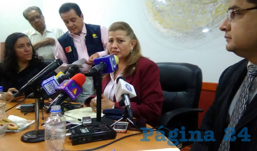 “Nos declaramos en receso todavía para encontrar o acoger algunos ecos que pudiera haber de los trabajos que las demás comisiones dictaminadoras están trabajando, y de las opiniones de los líderes sociales incluidos en la mesa legislativa de gobernanza”, señaló la diputa Pilar Pérez sobre los ‘avances’ en materia anticorrupción/Foto: Archivo Página 24