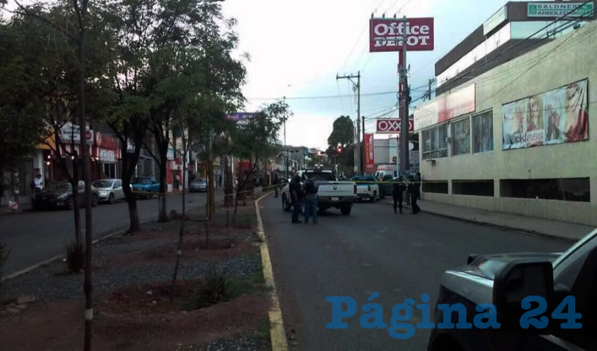 Hieren a un sujeto en la Avenida García Salinas, colonia Arboledas, en Guadalupe (Fotos: Cortesías)