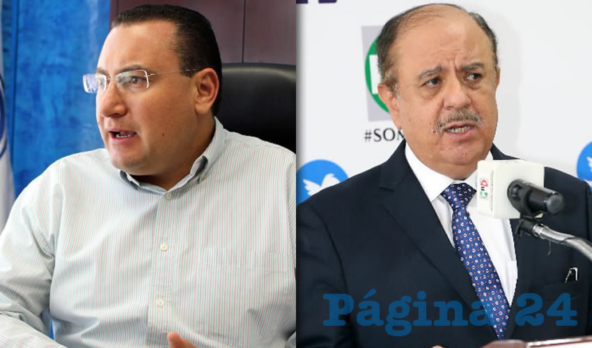 Paulo Martínez López, presidente local del PAN | Sergio Javier Reynoso Talamantes, diputado local