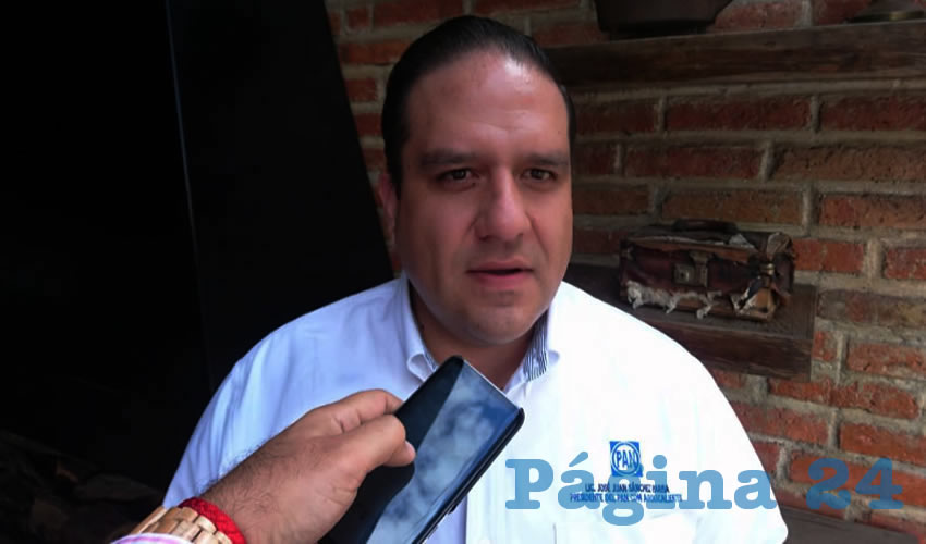 José Juan Sánchez Barba, presidente del PAN Municipal