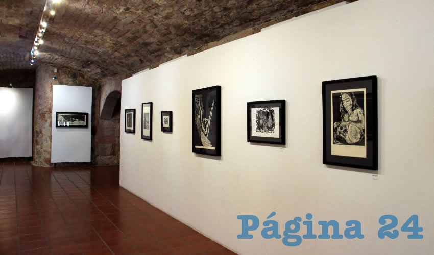 Rangel Herrera ha participado con sus obras en distintas galerías y museos en varios países, como en la sexta Bienal Internacional de Grabado Contemporáneo, en Valaquia (Rumania), en Galicia (España), en Milán (Italia), así como en distintos museos de Zacatecas, como el Francisco Goitia, Centro Cultural Ciudadela del Arte e Irma Valerio Galerías, entre otros sitios (Foto: Rocío Castro Alvarado)