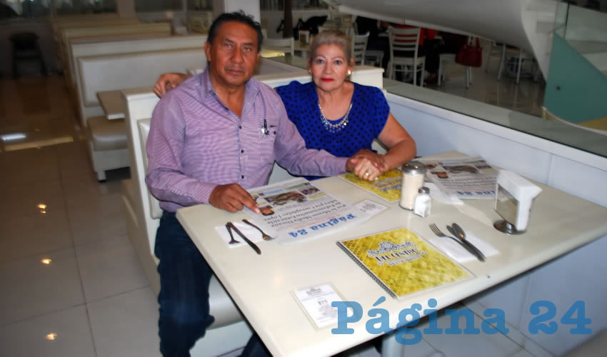 En el restaurante Del Centro almorzaron Porfirio Martínez Ávila y Tomasa Zazueta