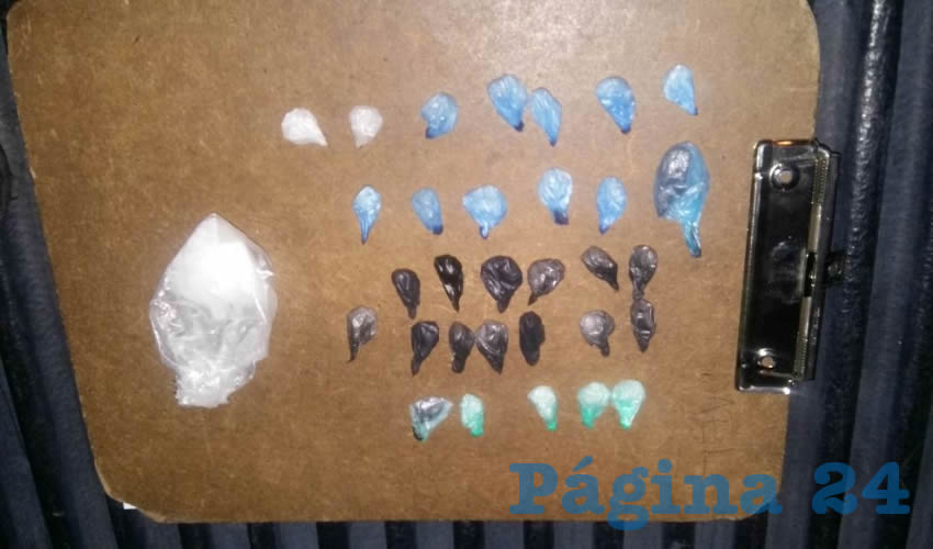 La droga decomisada al narquillo Dagoberto