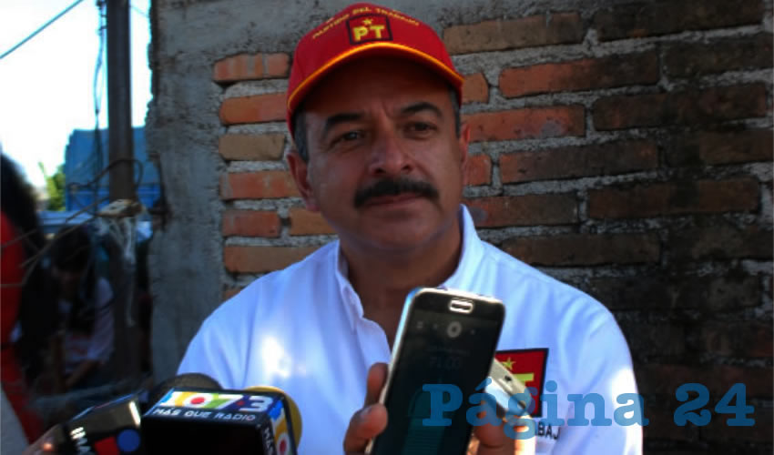 Héctor Quiroz García, dirigente del PT