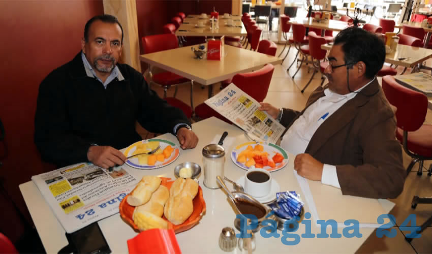En el restaurante Mitla almorzaron Refugio Alfaro Guerrero y Raúl Ávila Pedroza