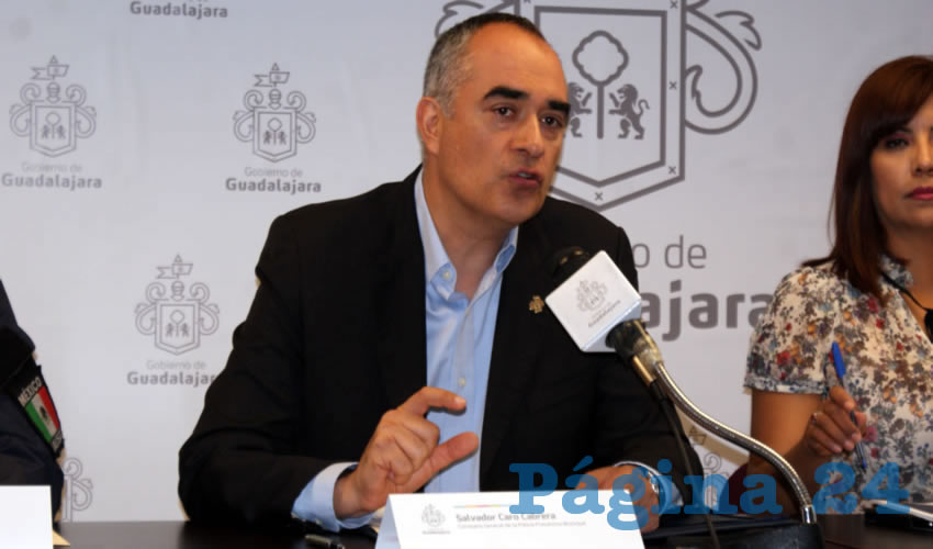 Salvador Caro Cabrera, comisario de Guadalajara, criticó que en varias ocasiones su oficiales han arrestado a miembros de bandas de ladrones de relojes que operan activamente en la ciudad, pero debido al nuevo sistema de justicia vuelven a la calle a delinquir/Foto: Archivo Página 24