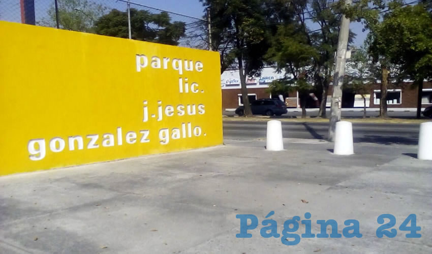 Los problemas más graves que aquejan al Parque González Gallo y sus alrededores son sobre todo, la falta de vigilancia policiaca y de alumbrado público, situaciones que se espera cambien pronto al haber cambiado su estatuto a OPD/Fotos: Francisco Tapia