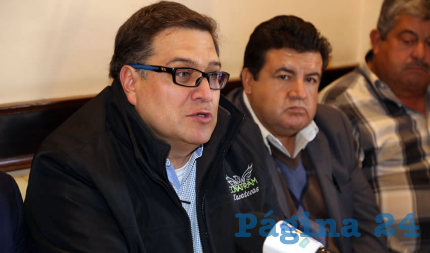 Salvador González Reyes delegado de Conatram Zacatecas