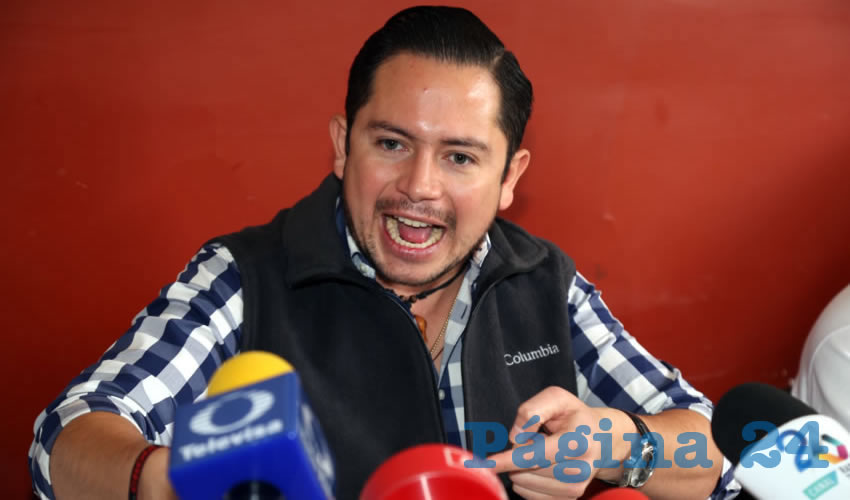 Jesús Ramírez Pérez, delegado de CROM Aguascalientes (Foto: Eddylberto Luévano Santillán)