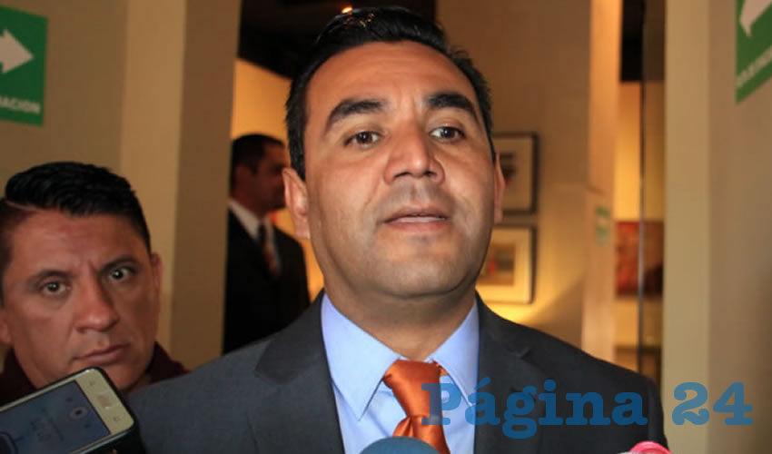 Luis Santos Hernández, alcalde de Villa García (Foto Rocío Castro)