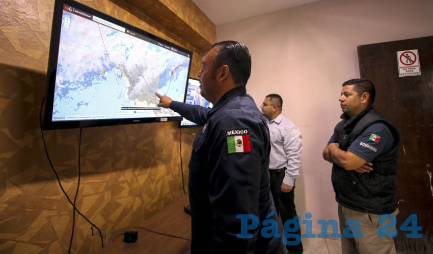 Gerardo Carrillo Luna, jefe del departamento de protección civil
